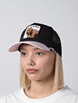 Бейсболка GOORIN BROTHERS арт. 101-3429 (черный / светло-розовый)